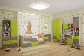 Детская комната Пуговка в Олёкминске - olyokminsk.katalogmebeli.com | фото 1