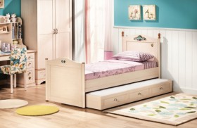 Кровать детская Балли 2-х уровневая (венге/белфорт) в Олёкминске - olyokminsk.katalogmebeli.com | фото 2