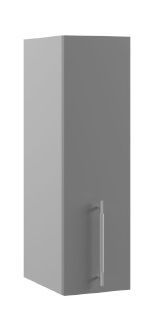 Шкаф верхний Капля П 200 (Белый глянец/Серый/правый) в Олёкминске - olyokminsk.katalogmebeli.com | фото