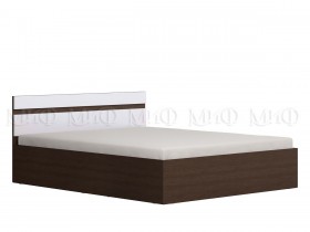 Ким кровать 1,4 (Венге/белый глянец) в Олёкминске - olyokminsk.katalogmebeli.com | фото