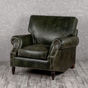 Кресло кожаное Лофт Аристократ (ширина 1070 мм) в Олёкминске - olyokminsk.katalogmebeli.com | фото 1
