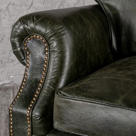 Кресло кожаное Лофт Аристократ (ширина 1070 мм) в Олёкминске - olyokminsk.katalogmebeli.com | фото 5