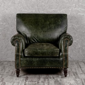Кресло кожаное Лофт Аристократ (ширина 1070 мм) в Олёкминске - olyokminsk.katalogmebeli.com | фото 9