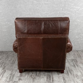 Кресло кожаное Лофт Аристократ (ширина 1100 мм) в Олёкминске - olyokminsk.katalogmebeli.com | фото 7