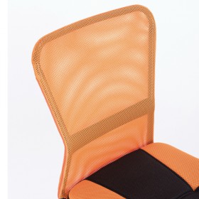 Кресло компактное BRABIX Smart MG-313 (черный, оранжевый) в Олёкминске - olyokminsk.katalogmebeli.com | фото 4
