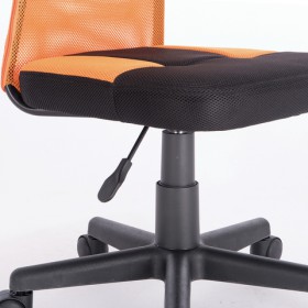 Кресло компактное BRABIX Smart MG-313 (черный, оранжевый) в Олёкминске - olyokminsk.katalogmebeli.com | фото 5