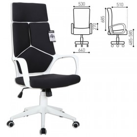 Кресло офисное BRABIX Prime EX-515 (черная ткань) в Олёкминске - olyokminsk.katalogmebeli.com | фото