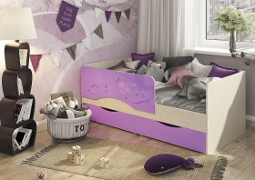 Кровать Алиса КР-812 1,6 Белфорд/Розовый металлик в Олёкминске - olyokminsk.katalogmebeli.com | фото 3