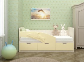Кровать детская 1,6м Дельфин (Розовый металлик) в Олёкминске - olyokminsk.katalogmebeli.com | фото 6