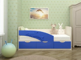 Кровать детская 1,6м Дельфин (Розовый металлик) в Олёкминске - olyokminsk.katalogmebeli.com | фото 7
