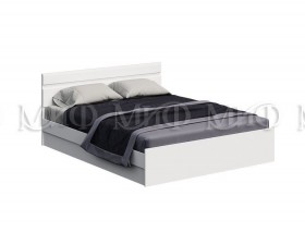 Кровать Нэнси New 1,4м (Белый/белый глянец) в Олёкминске - olyokminsk.katalogmebeli.com | фото
