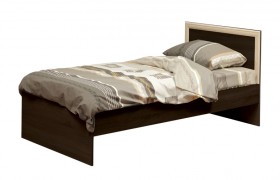 Кровать одинарная 21.55 (шир. 900) с настилом (венге/профиль дуб линдберг)/осн. в Олёкминске - olyokminsk.katalogmebeli.com | фото 1