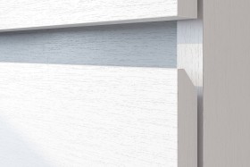 Модульная система "Токио" Тумба прикроватная Белый текстурный / Белый текстурный в Олёкминске - olyokminsk.katalogmebeli.com | фото 4