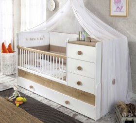 NATURA BABY Детская кровать-трансформер 20.31.1015.00 в Олёкминске - olyokminsk.katalogmebeli.com | фото 1
