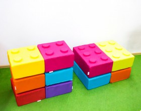 Пуф малый Лего в Олёкминске - olyokminsk.katalogmebeli.com | фото 4