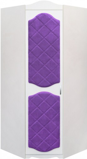 Шкаф угловой Иллюзия 32 Фиолетовый в Олёкминске - olyokminsk.katalogmebeli.com | фото