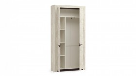 Шкаф для одежды 33.18 Лючия бетон в Олёкминске - olyokminsk.katalogmebeli.com | фото 3