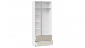 Шкаф для одежды комбинированный «Сканди» Дуб Гарден/Белый/Глиняный серый в Олёкминске - olyokminsk.katalogmebeli.com | фото 5