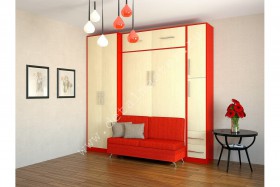 Шкаф-кровать с диваном Бела-5 в Олёкминске - olyokminsk.katalogmebeli.com | фото