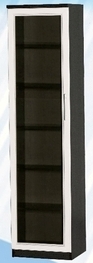 Шкаф средний со стеклодверью ДЛЯ ГОСТИНОЙ ШСС-450 Венге/Дуб выбеленный в Олёкминске - olyokminsk.katalogmebeli.com | фото