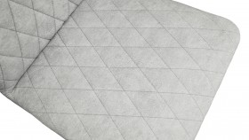 Стул «Стенли» К1С Черный муар/Микровелюр Duna Silver в Олёкминске - olyokminsk.katalogmebeli.com | фото 3
