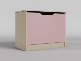 Ящик для игрушек Грэйси (Розовый/корпус Клен) в Олёкминске - olyokminsk.katalogmebeli.com | фото